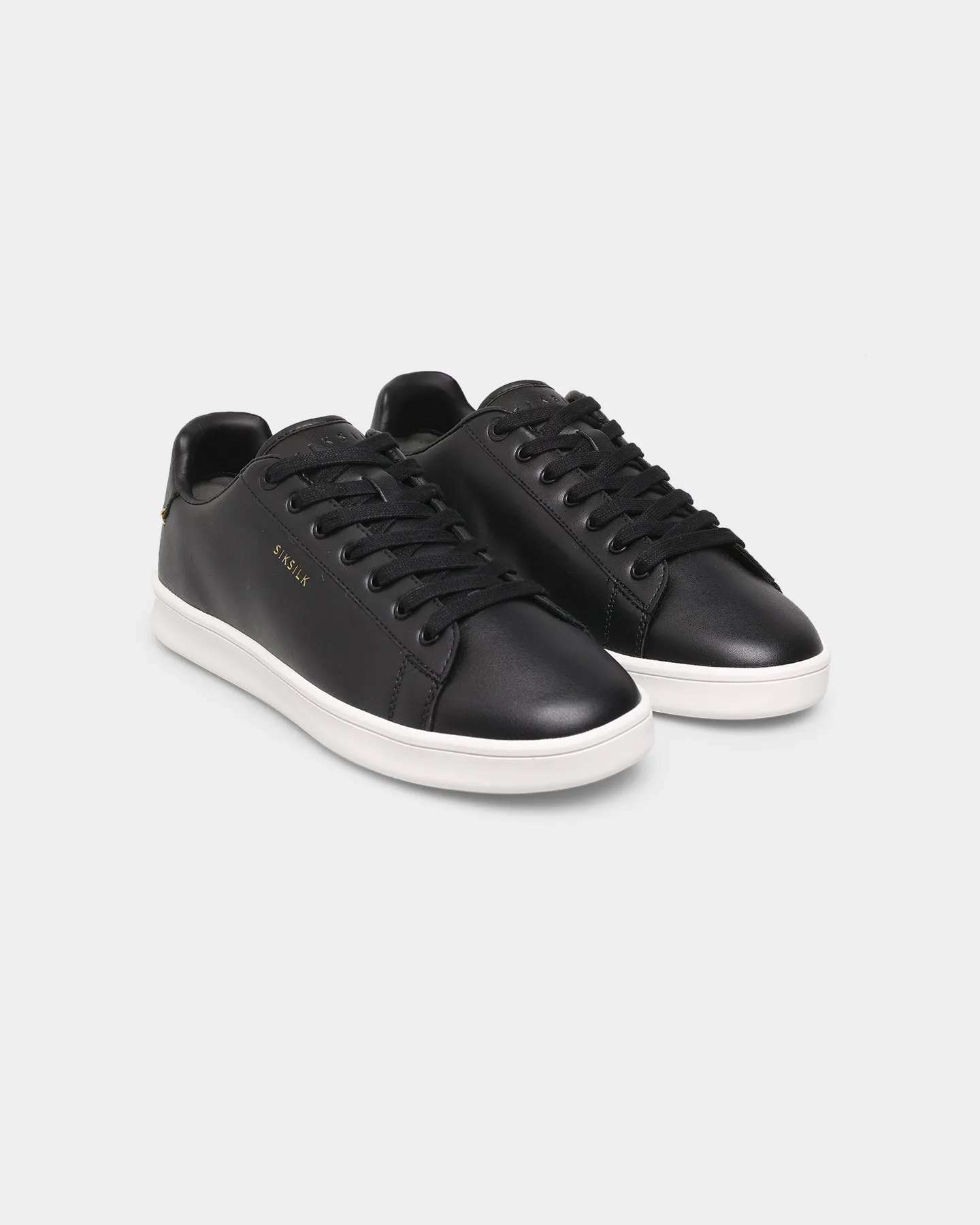 Synthetic Upper Sik Silk Kimi Low Black/White/Gold
