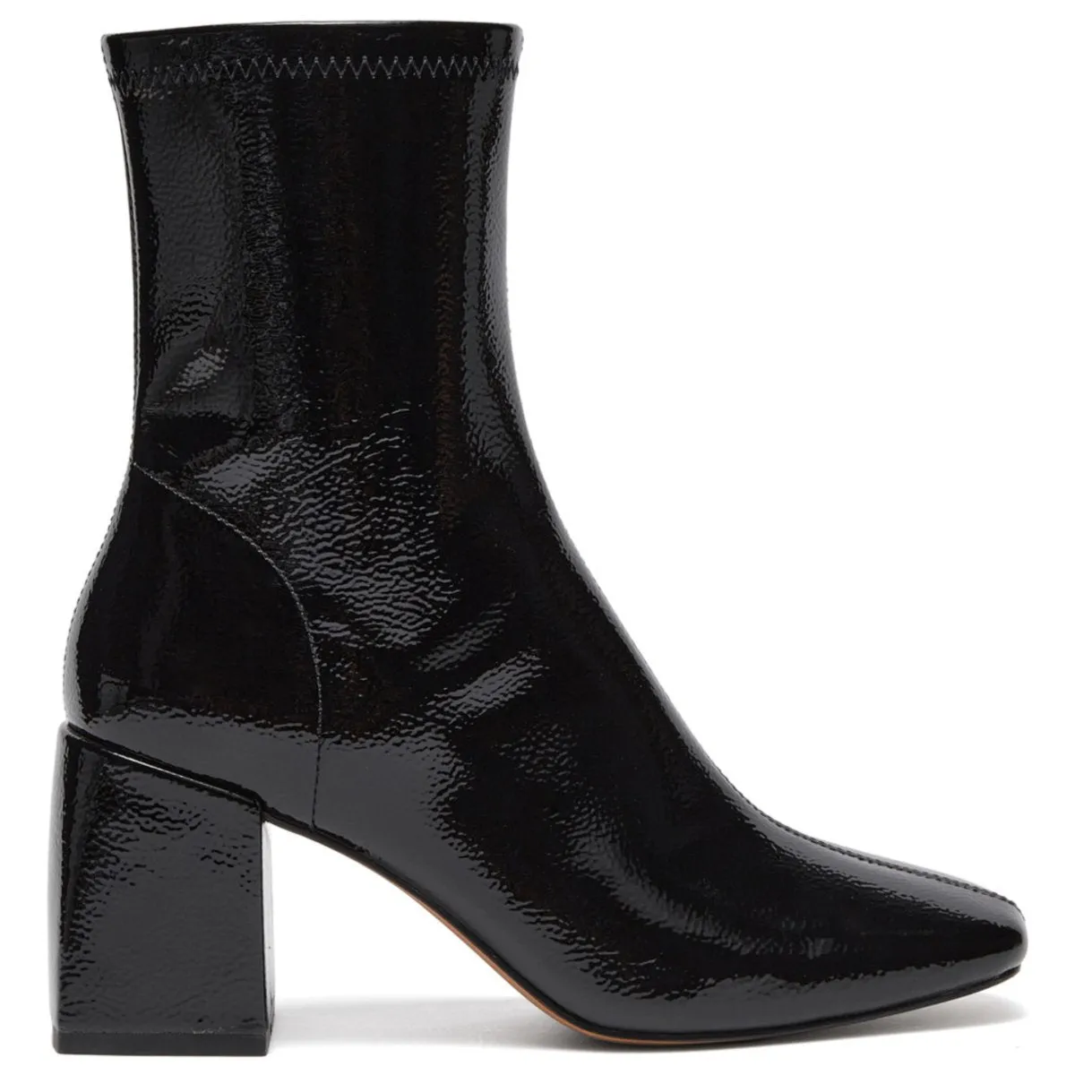 Silent D Women's Carina Black Crinkle Patent Nordic Fit Gala Shade