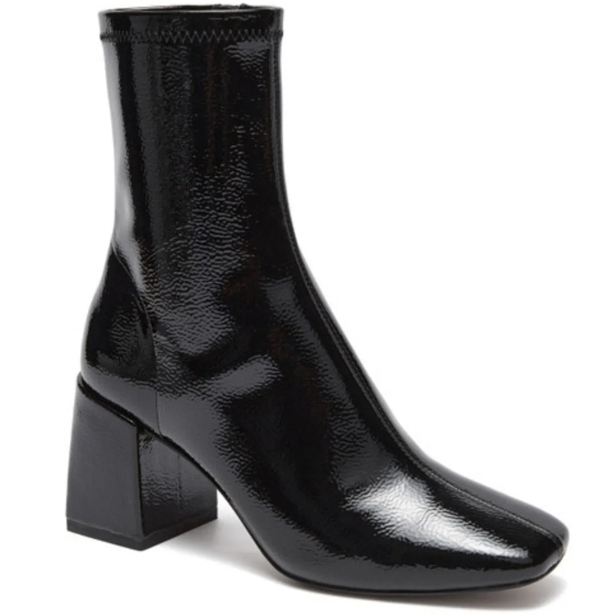 Vintage Look Formal Travel Silent D Women's Carina Black Crinkle Patent