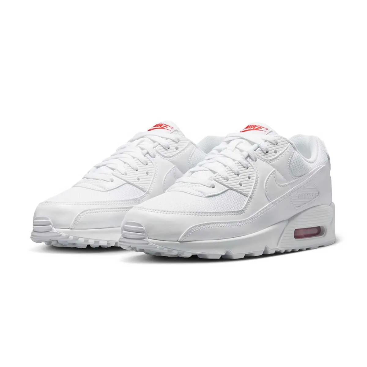 Air Max 90 'White Light Crimson' Story Glow
