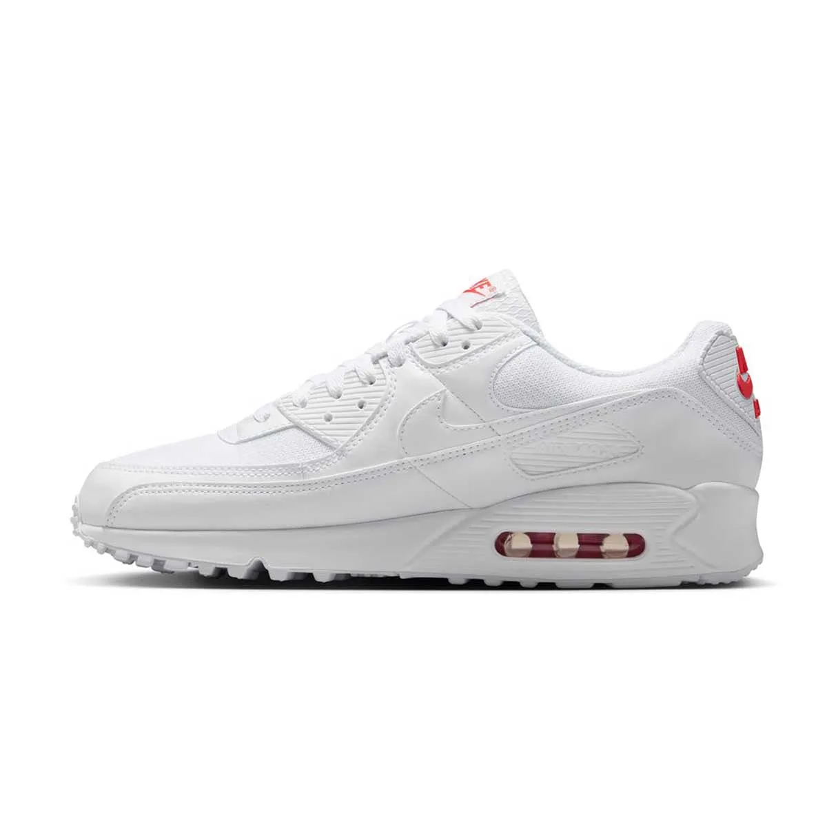 Air Max 90 'White Light Crimson' Daily Walk