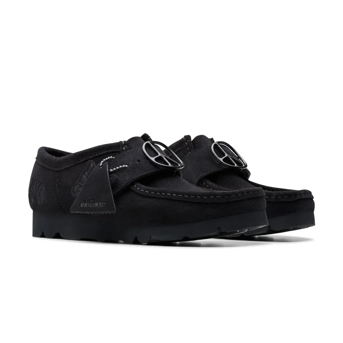Stable Footing Sporty lining   NEEDLES Walla Strap Low 'Black Suede'