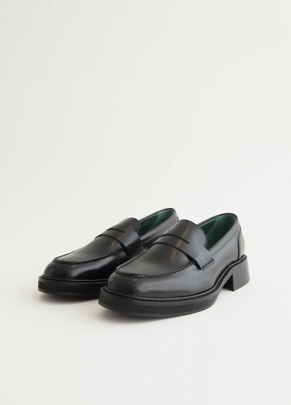 Heeled Townee Penny Loafers elegant design Sculpted stability