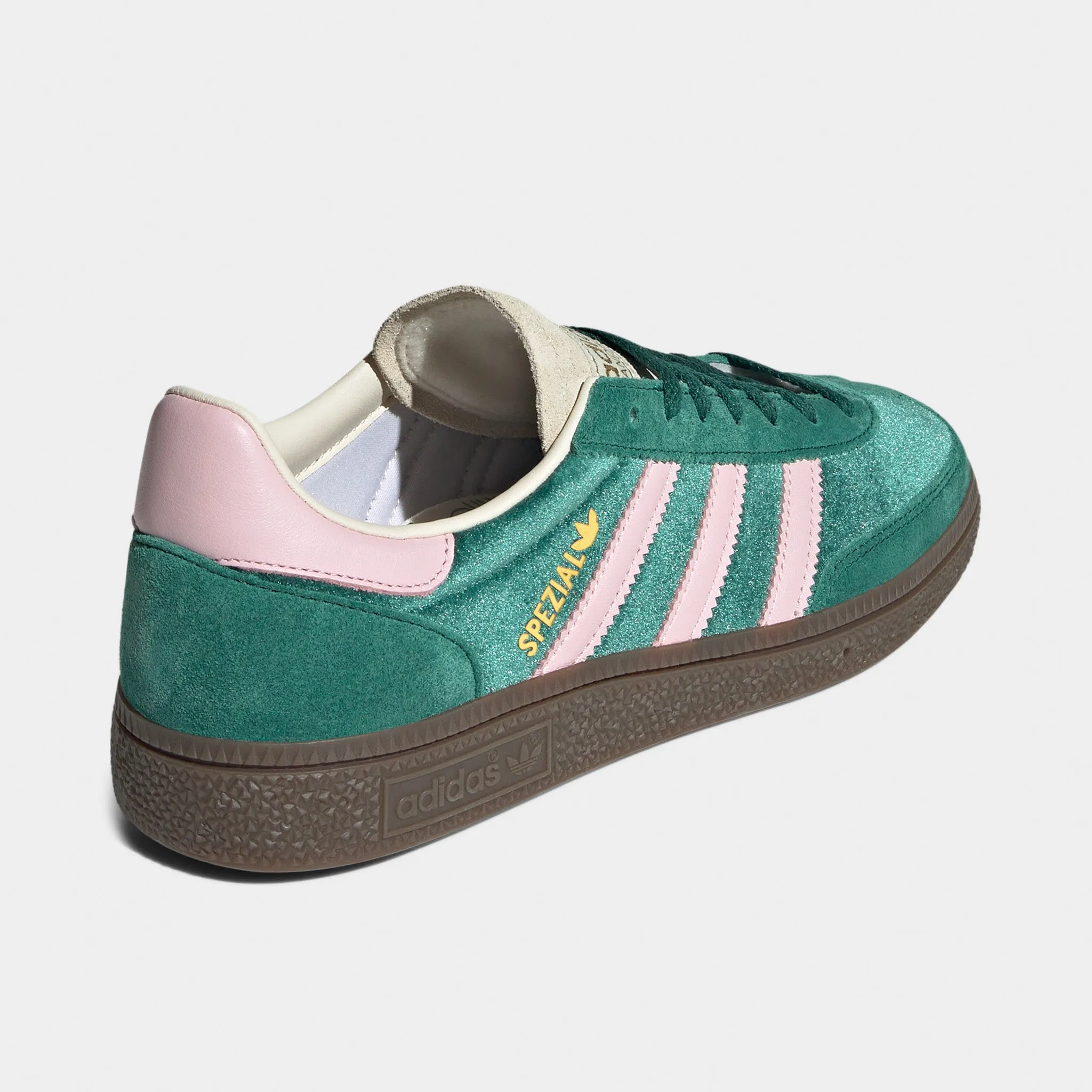 Street Glow adidas Women's Handball Spezial Collegiate Green / Clear Pink - Cream White