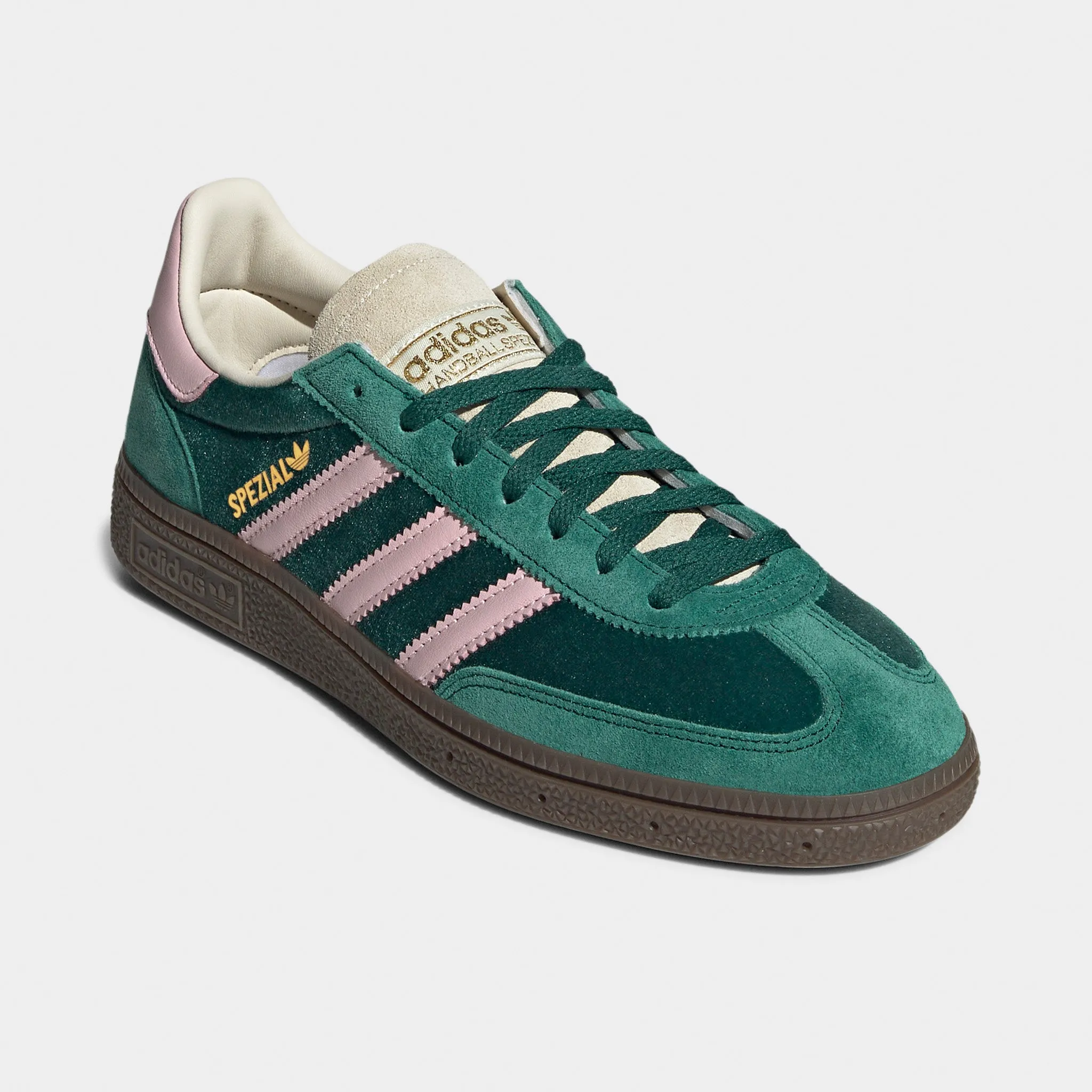 Comfort Lining adidas Women's Handball Spezial Collegiate Green / Clear Pink - Cream White