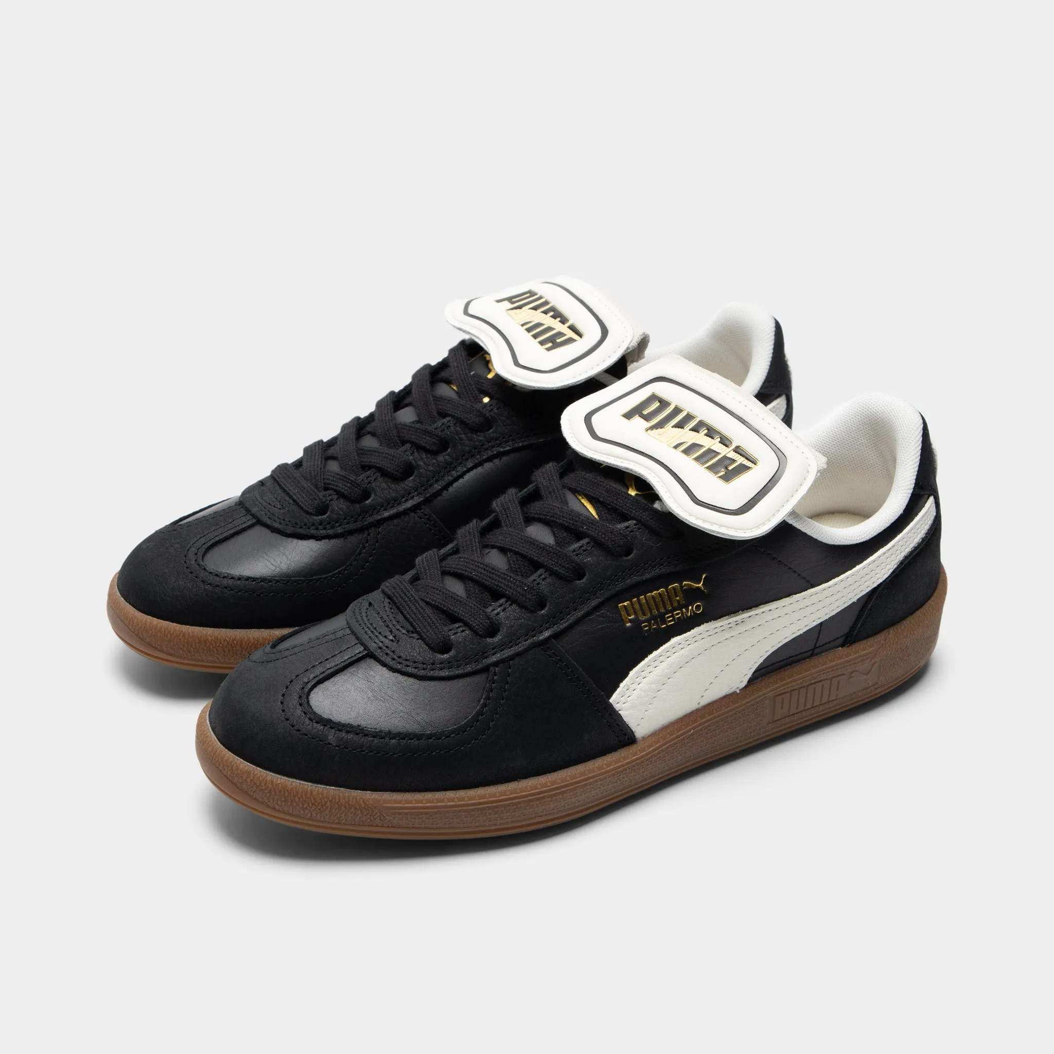 PUMA Palermo Premium Black / Warm White Resort Mood Stride Bold