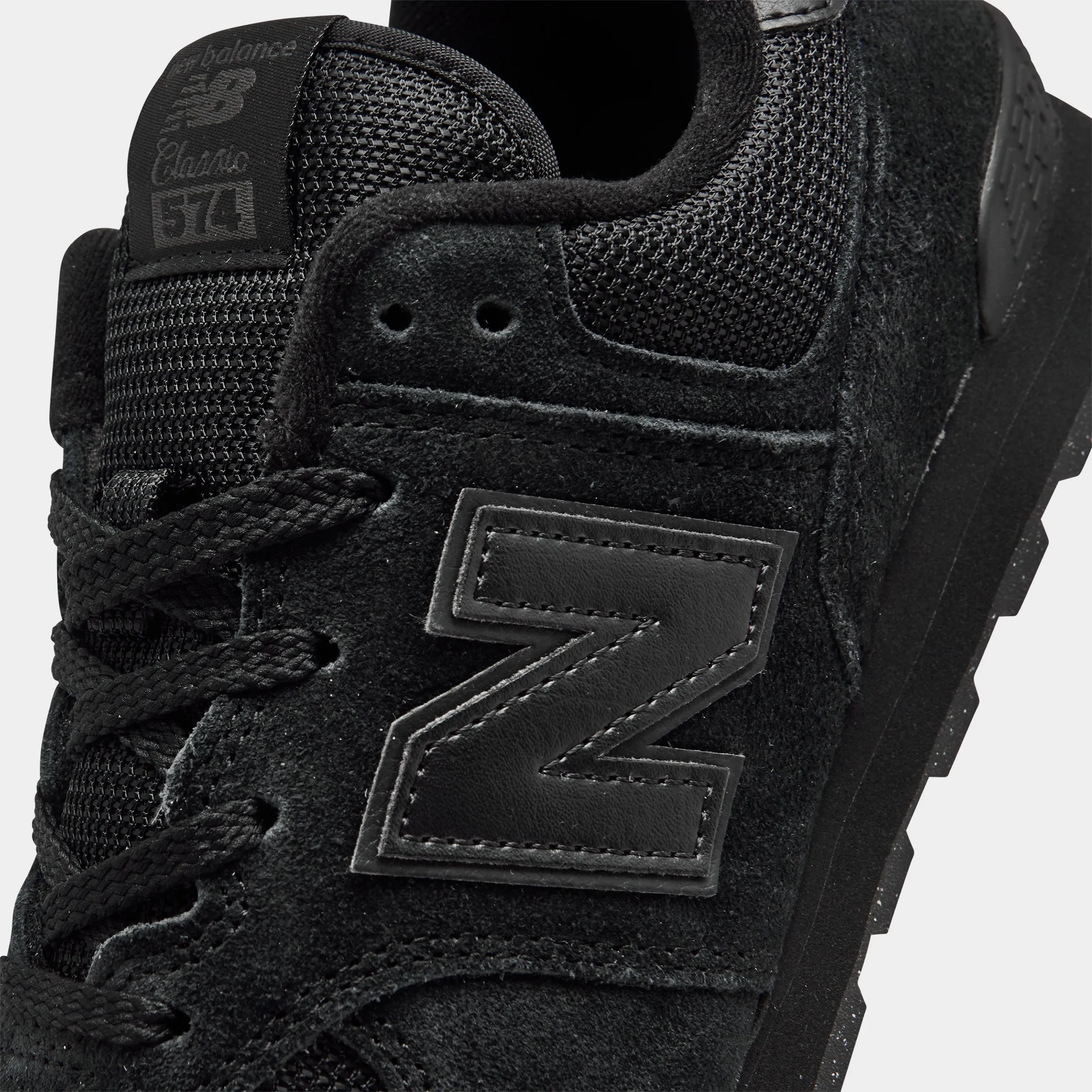 New Balance Juniors' 574 / Black Track Run