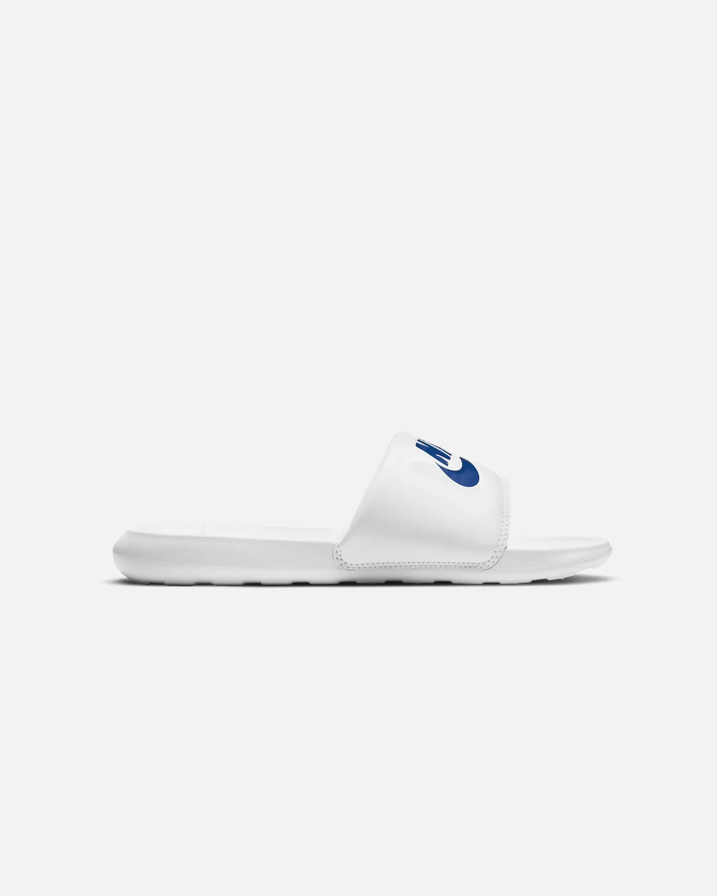 Nike Victori One Slides White/Game Royal Wave Flow Fashionable