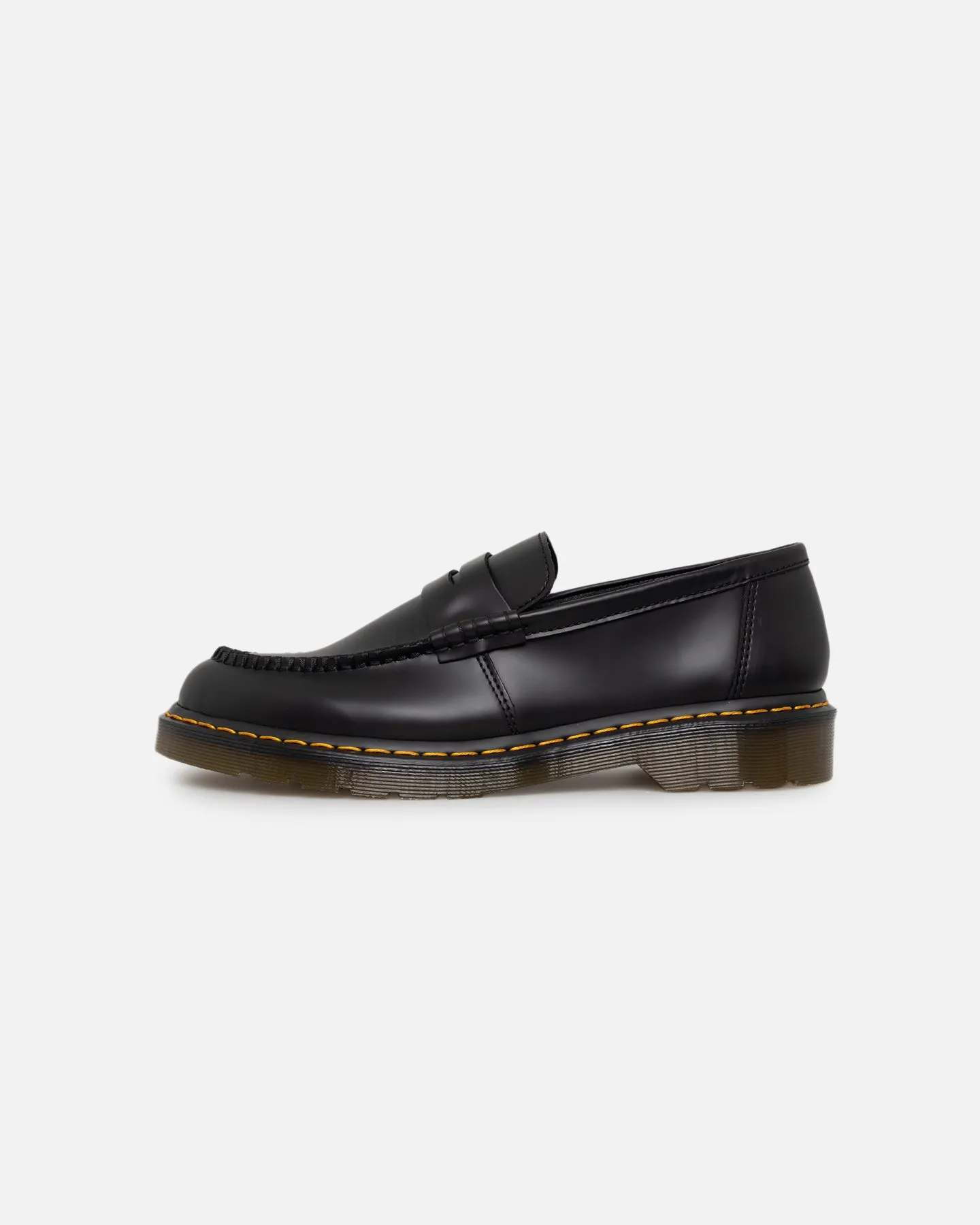 Dr. Martens Penton Loafer Black Smooth Arch Care Stone Gray