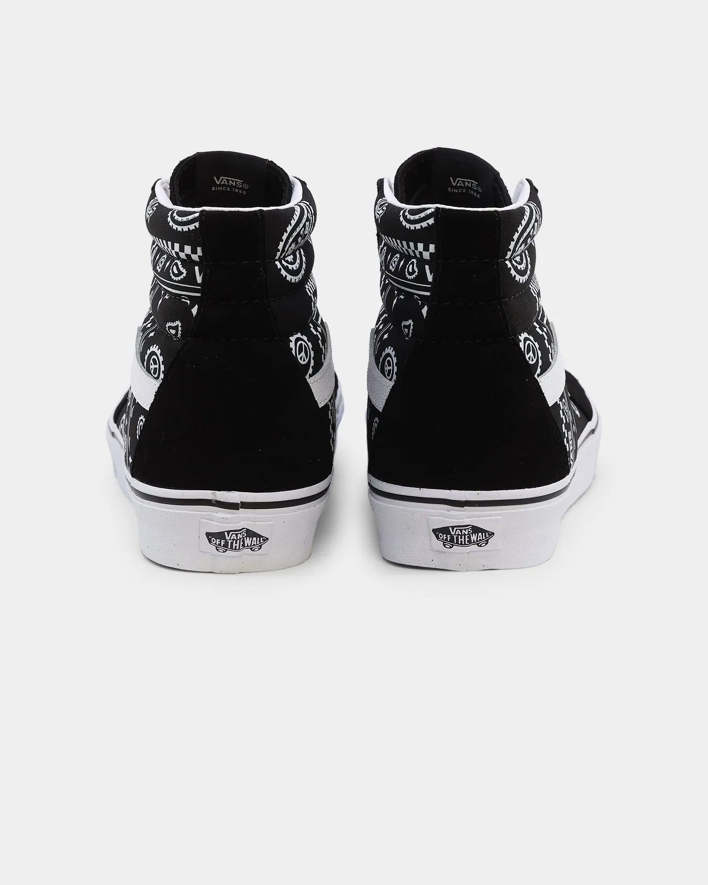 Vans SK8-HI 'Peace Paisley' Black/True White White Clean Energy Boost