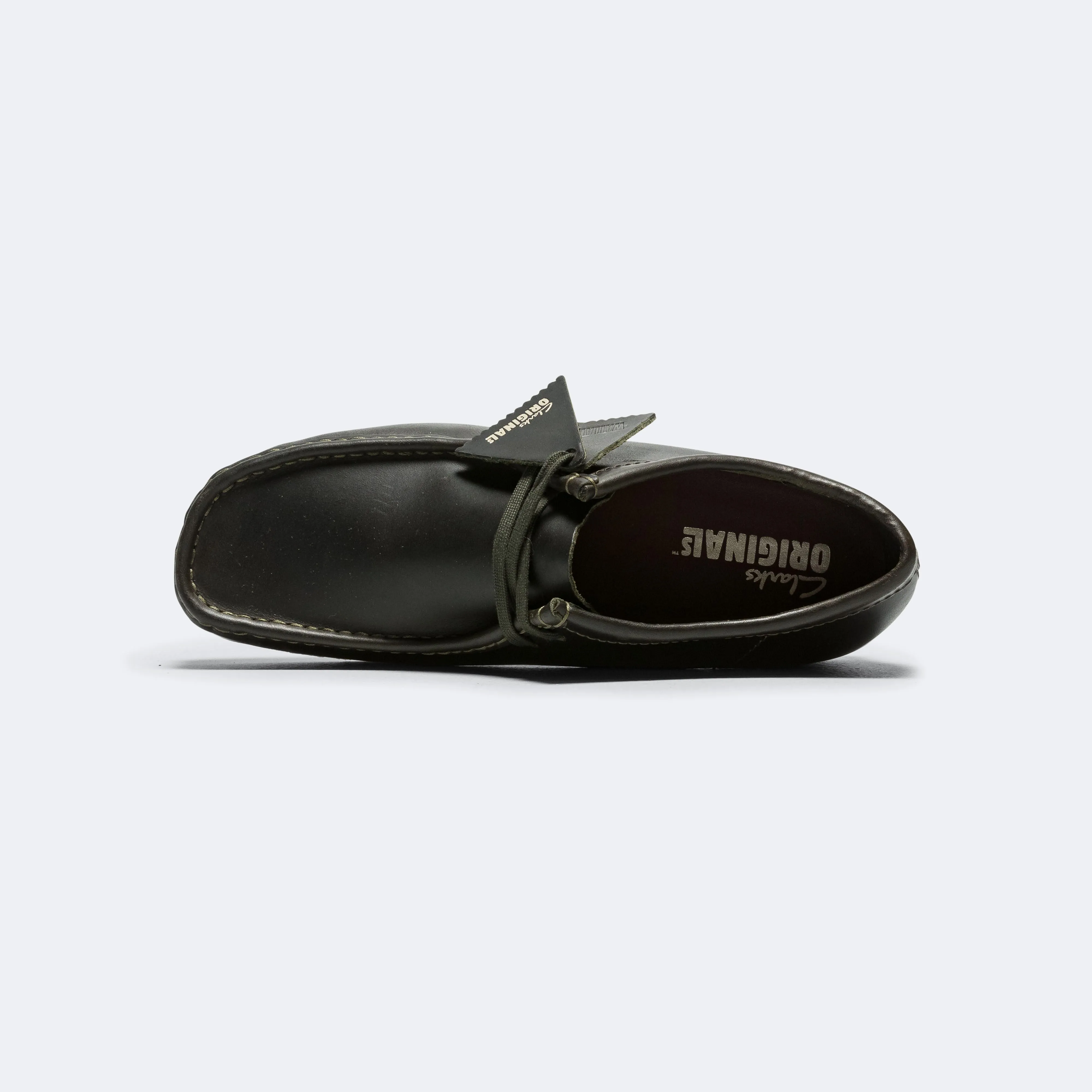 Seamless grip Comfortable Inner Lining Wallabee - Forest Green Leather