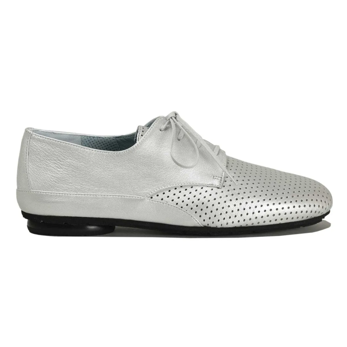 Thierry Rabotin Women's Gatsby Silver Wash Leather Mesh Air