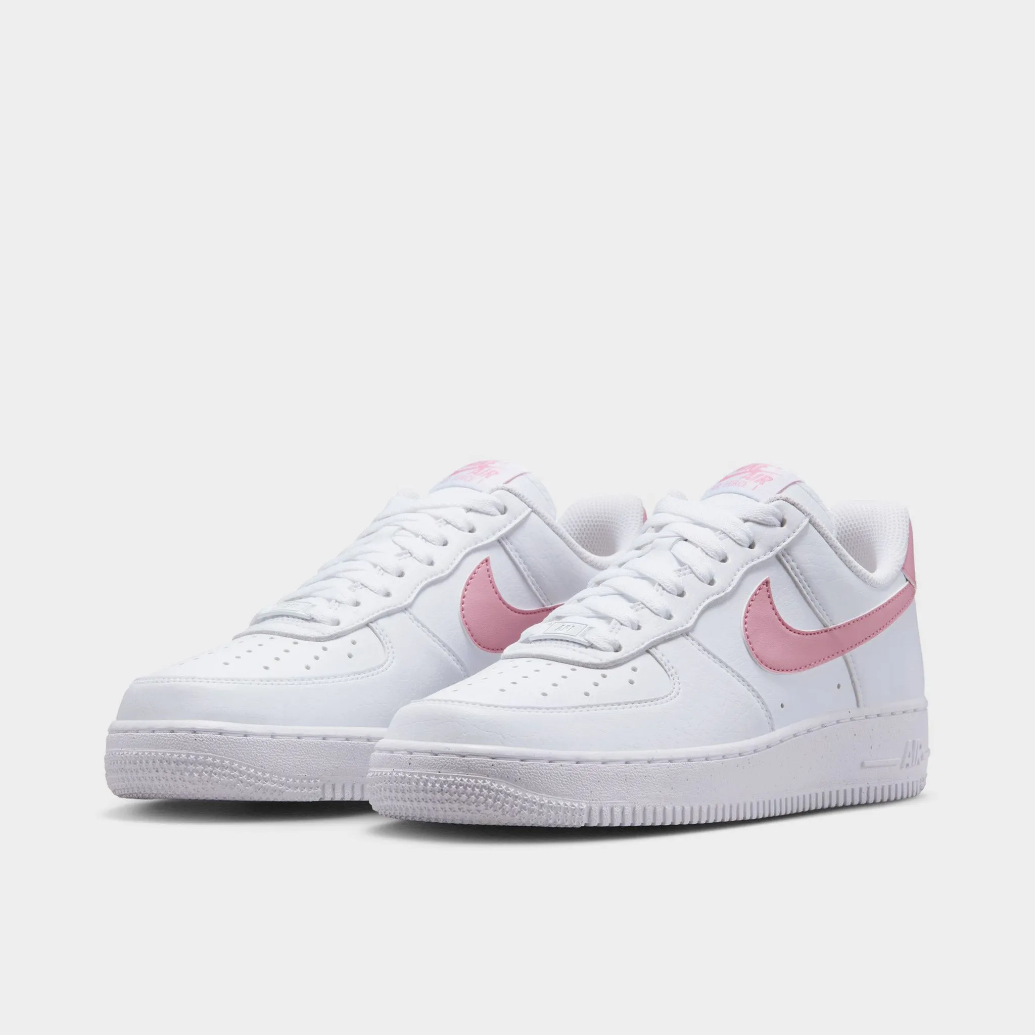 Nike Women's Air Force 1 '07 Next Nature White / Elemental Pink Kids Fun