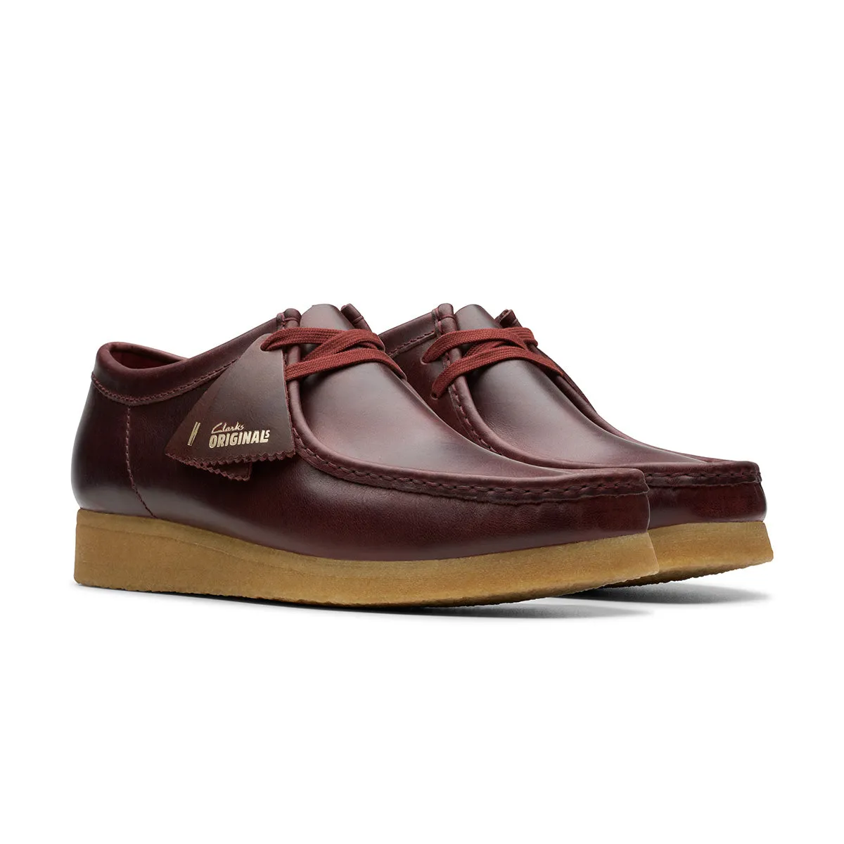 Padded materials durability - level Wallabee 'Deep Red'
