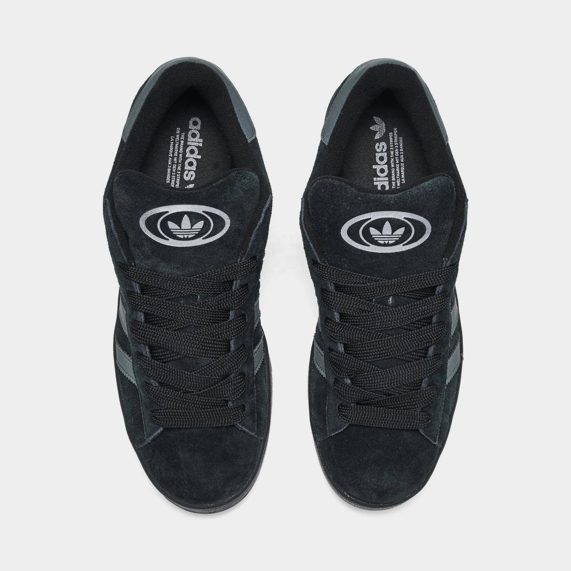 Adidas Campus 00s Black / Black  - Grey Comfort Grip