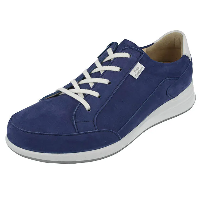 Tidy Finish Knit Fresh Womens Finn Comfort Prato in Roy/White Nab