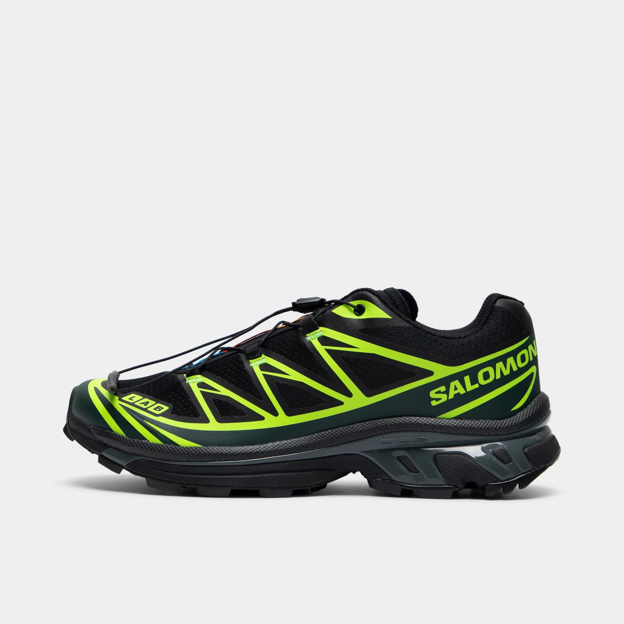 Pass Hike Salomon XT-6 Black / Ponderosa Green - Green Gecko