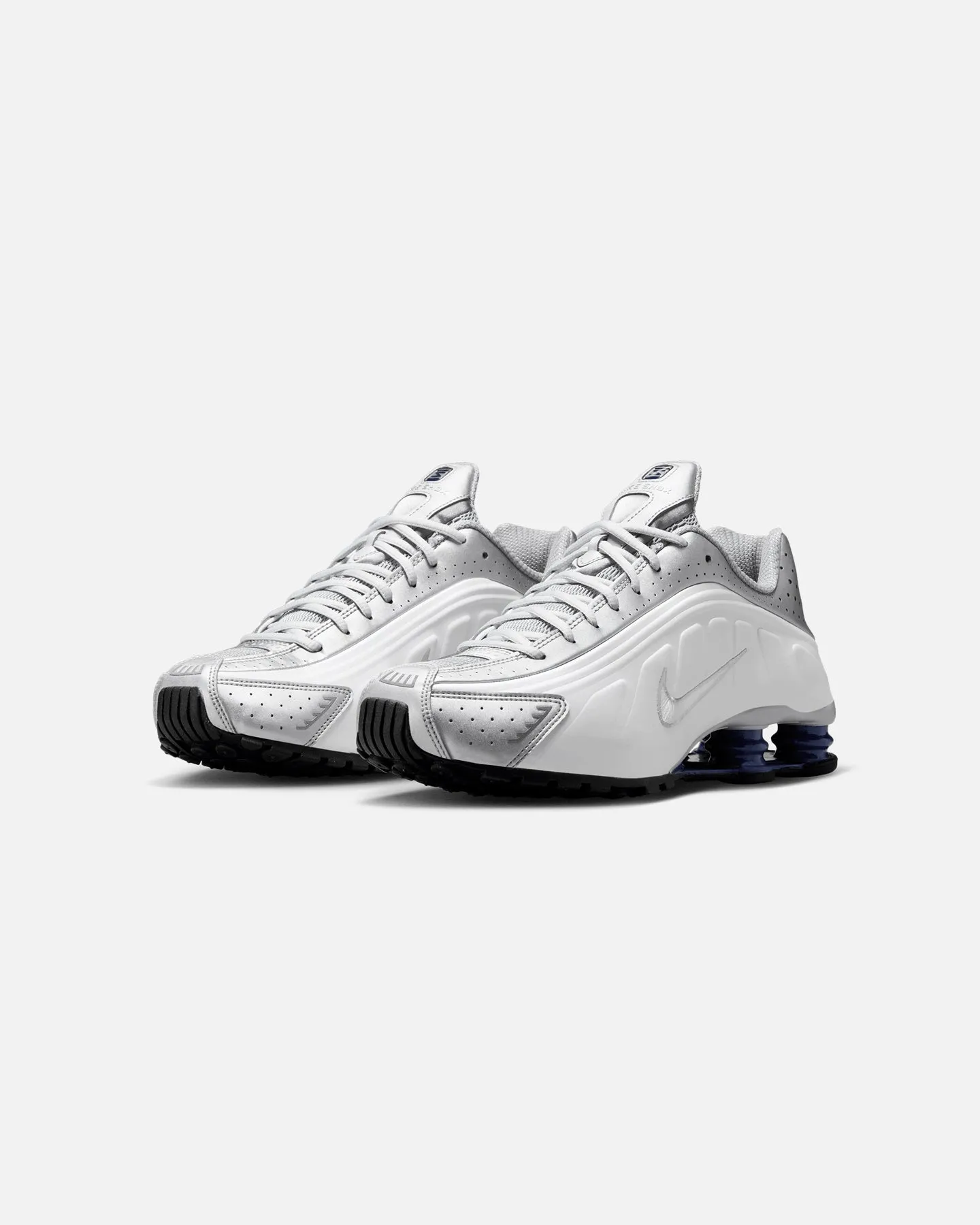 Nike Shox R4 White/White-Metallic City Bright Adjustable