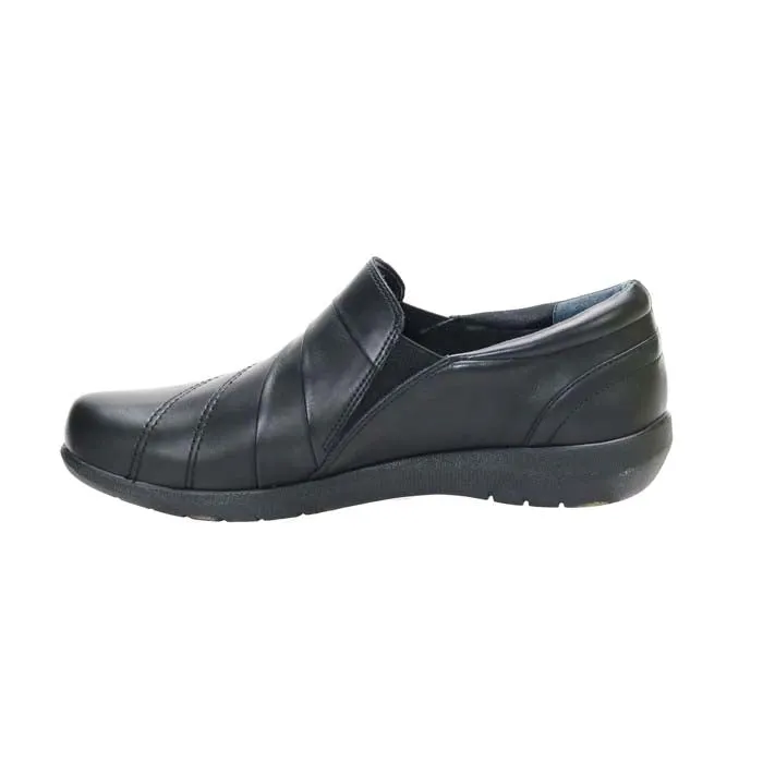 Womens David Tate Serene in Black Comfort Straps Grab Easy