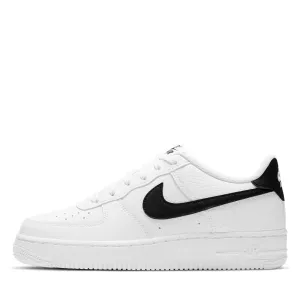 Nike Air Force 1 (GS) - White/Black Lace Comfort