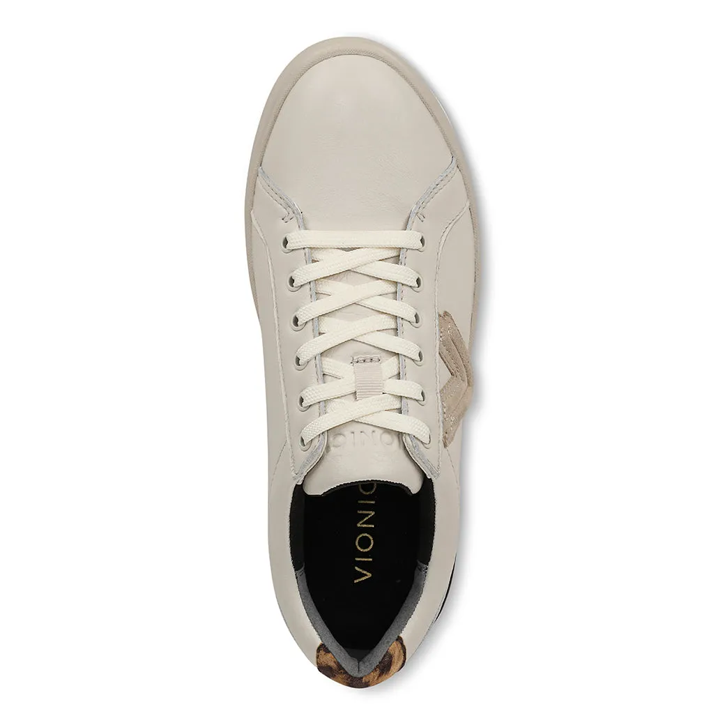 Block Walk Womens Vionic Kearny Lace 2.0 in Cream