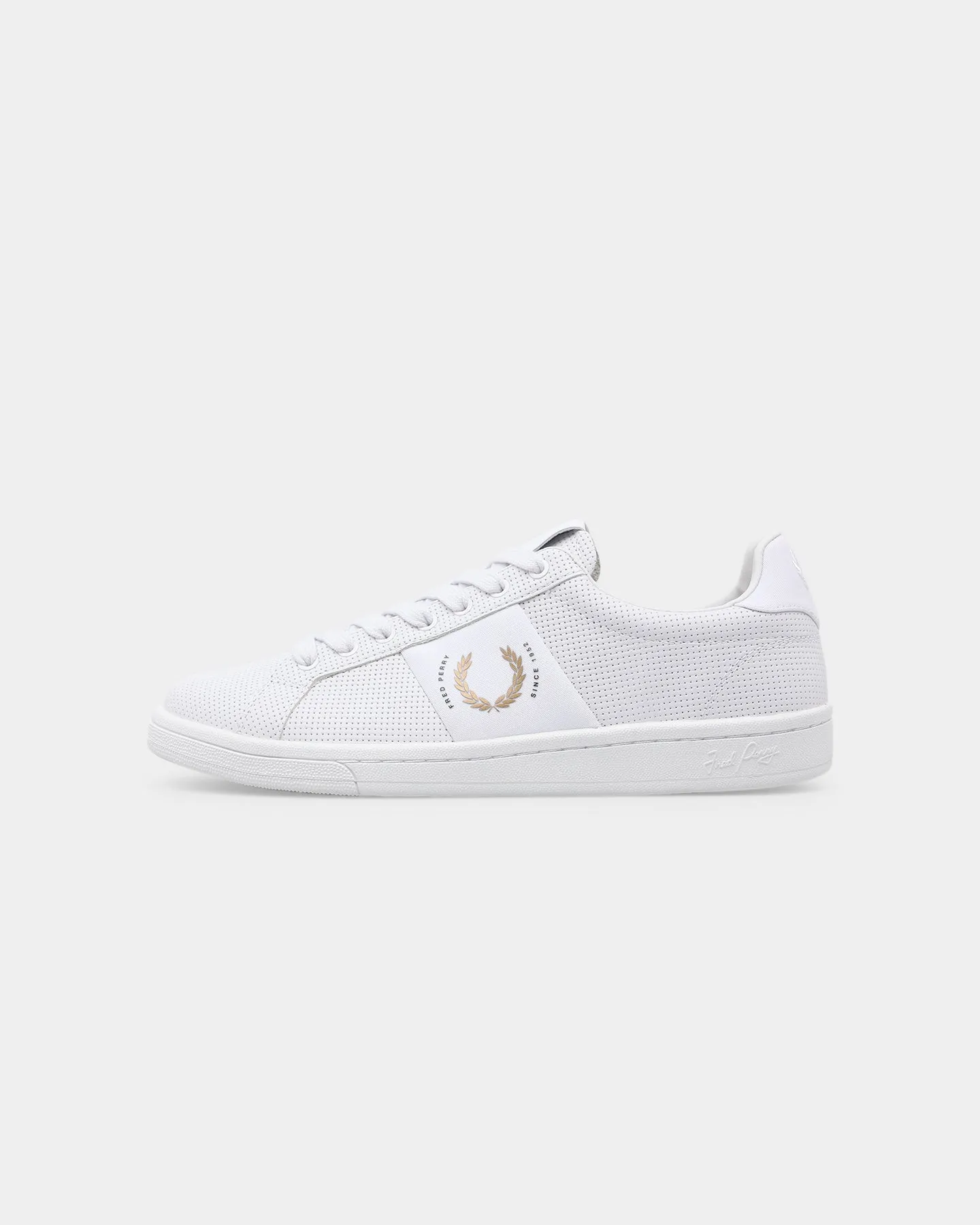 Fred Perry B721 White Arch Care Campus Cool