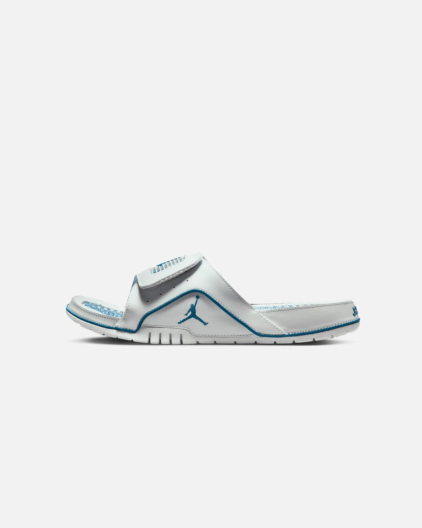 Core Support Jordan Hydro 4 Retro "MILITARY BLUE" Slides Off White/Indus