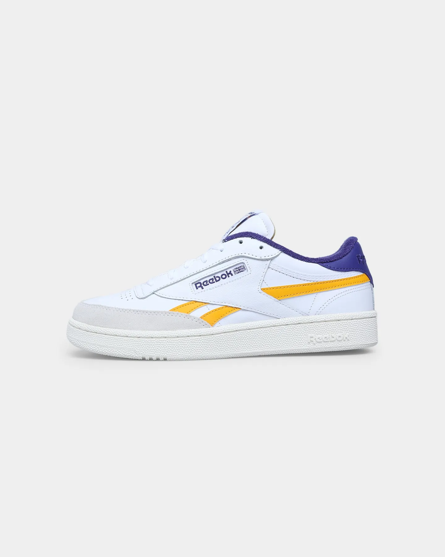 Angel Mood Peace Mood Reebok Club C Revenge White / Collegiate Gold / Bold Purple