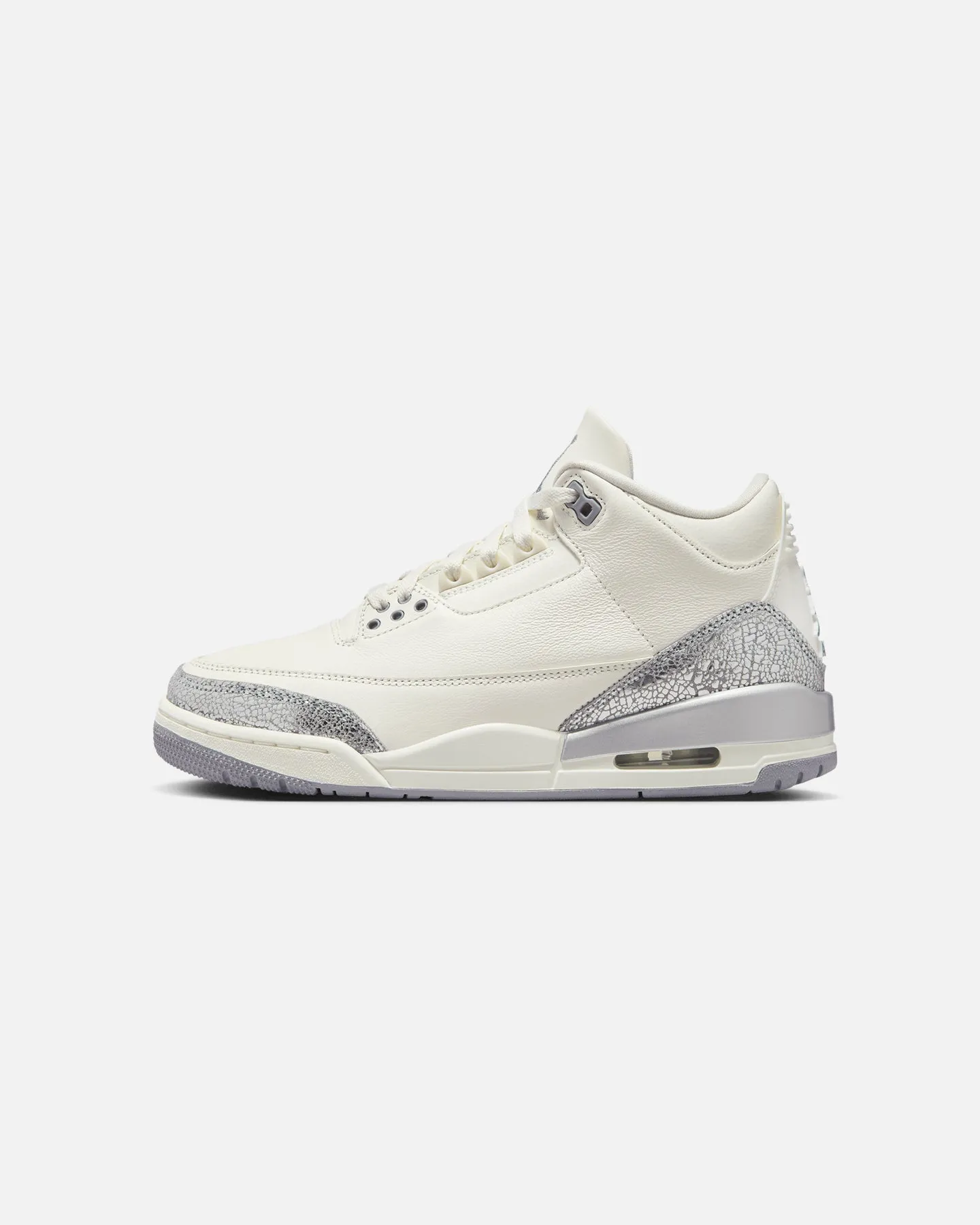 hardest performer - style Jordan Women's Air Jordan 3 Retro "Metallic Silver" Sail/Cement Grey