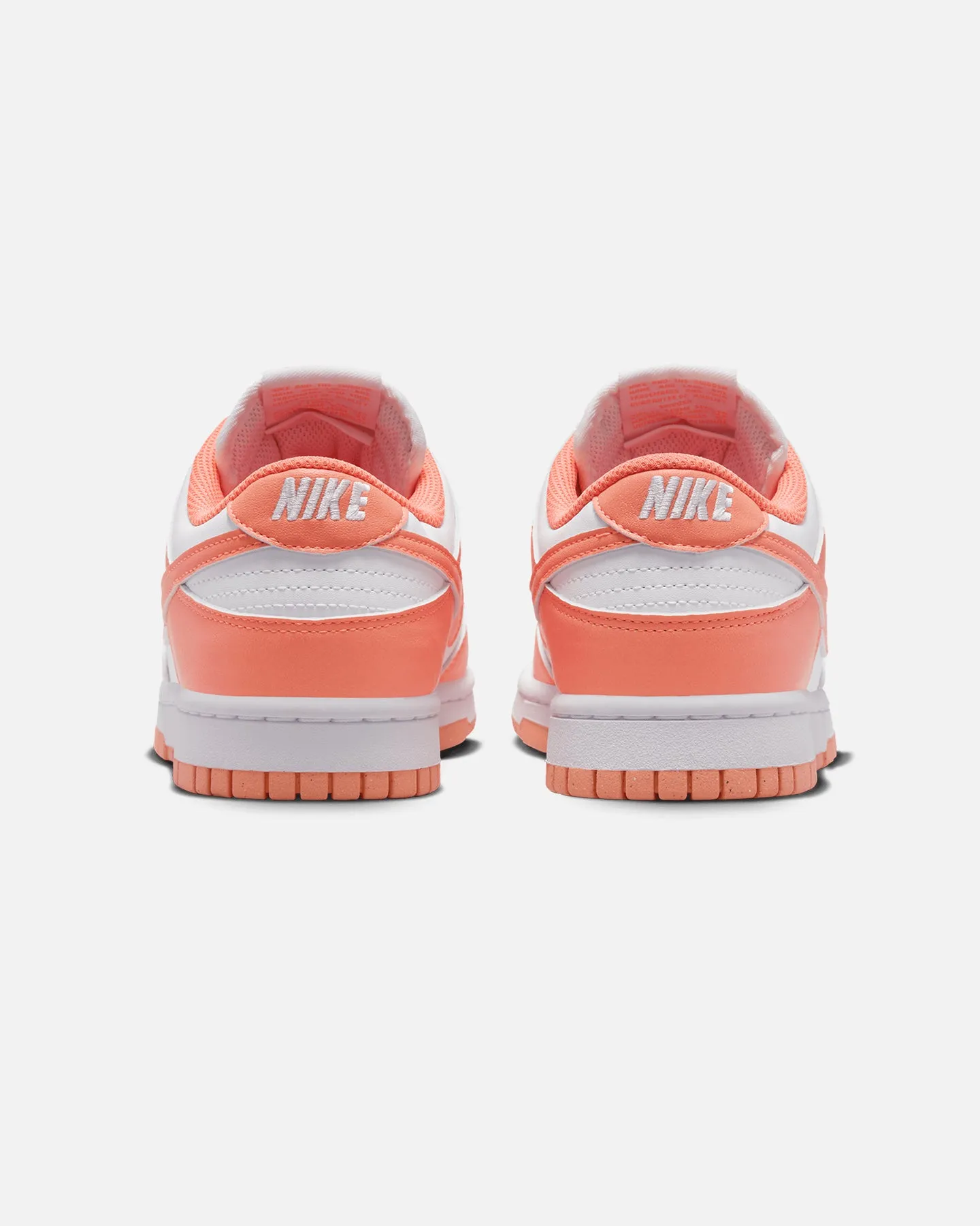 Structured chic Nike Women's Dunk Low White/Lt Wild Mango