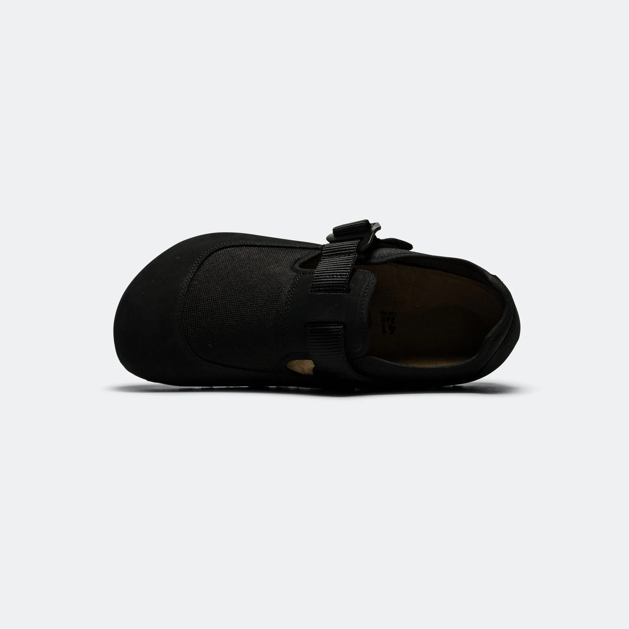 Chic Mode London Nova - Black Nubuck Leather/Textile