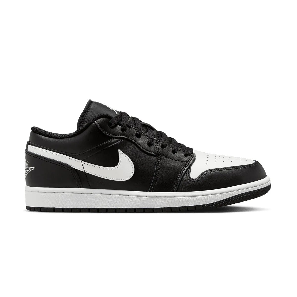 Air Jordan 1 Low 'Black White' Stretchable Material