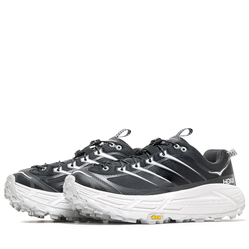 Gait Optimized Multi Directional Tread Hoka Mafate Three2 - Black/Cosmic Grey