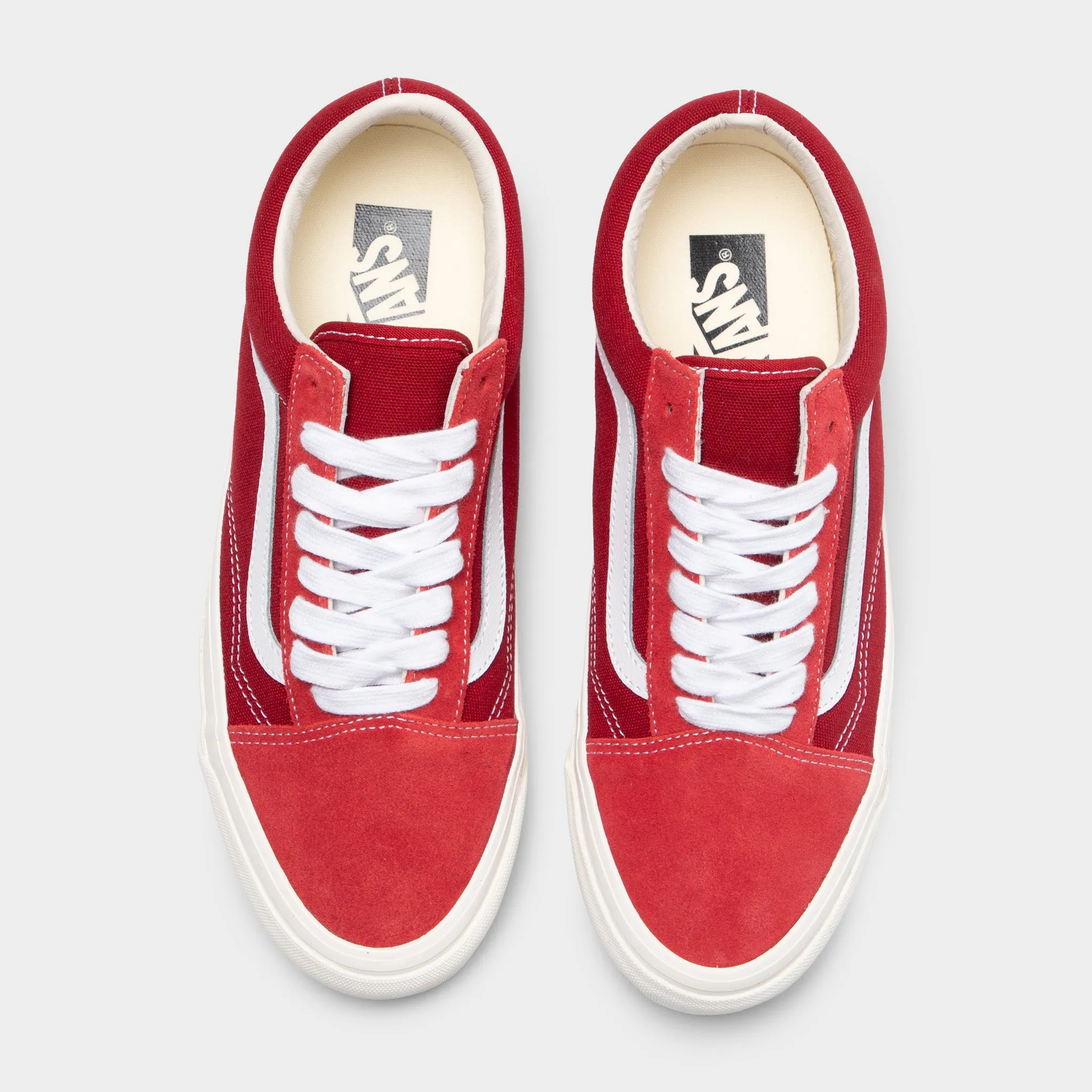 Light Fit Vans LX Old Skool Suede Red / Red
