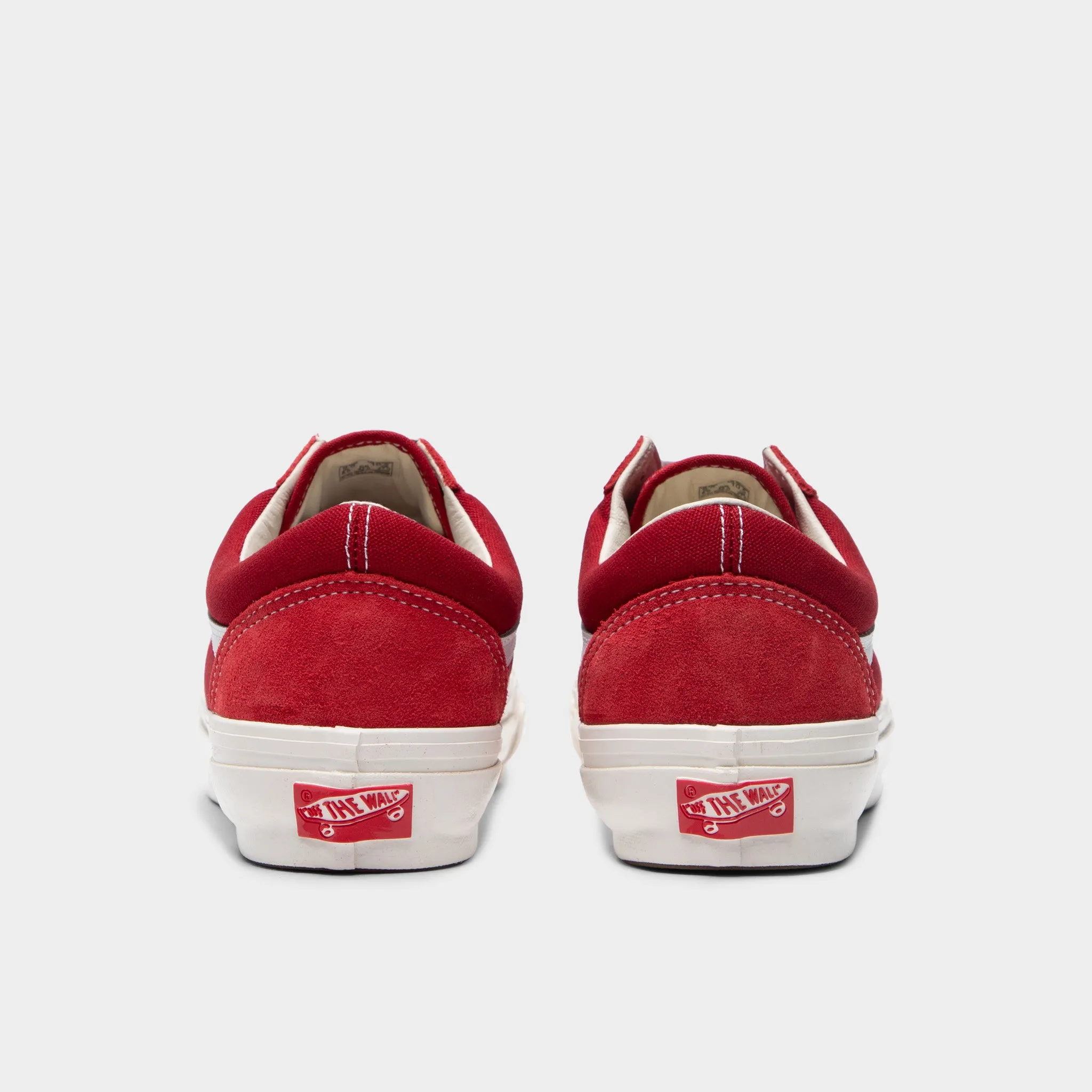 Vans LX Old Skool Suede Red / Red Rubber Sole