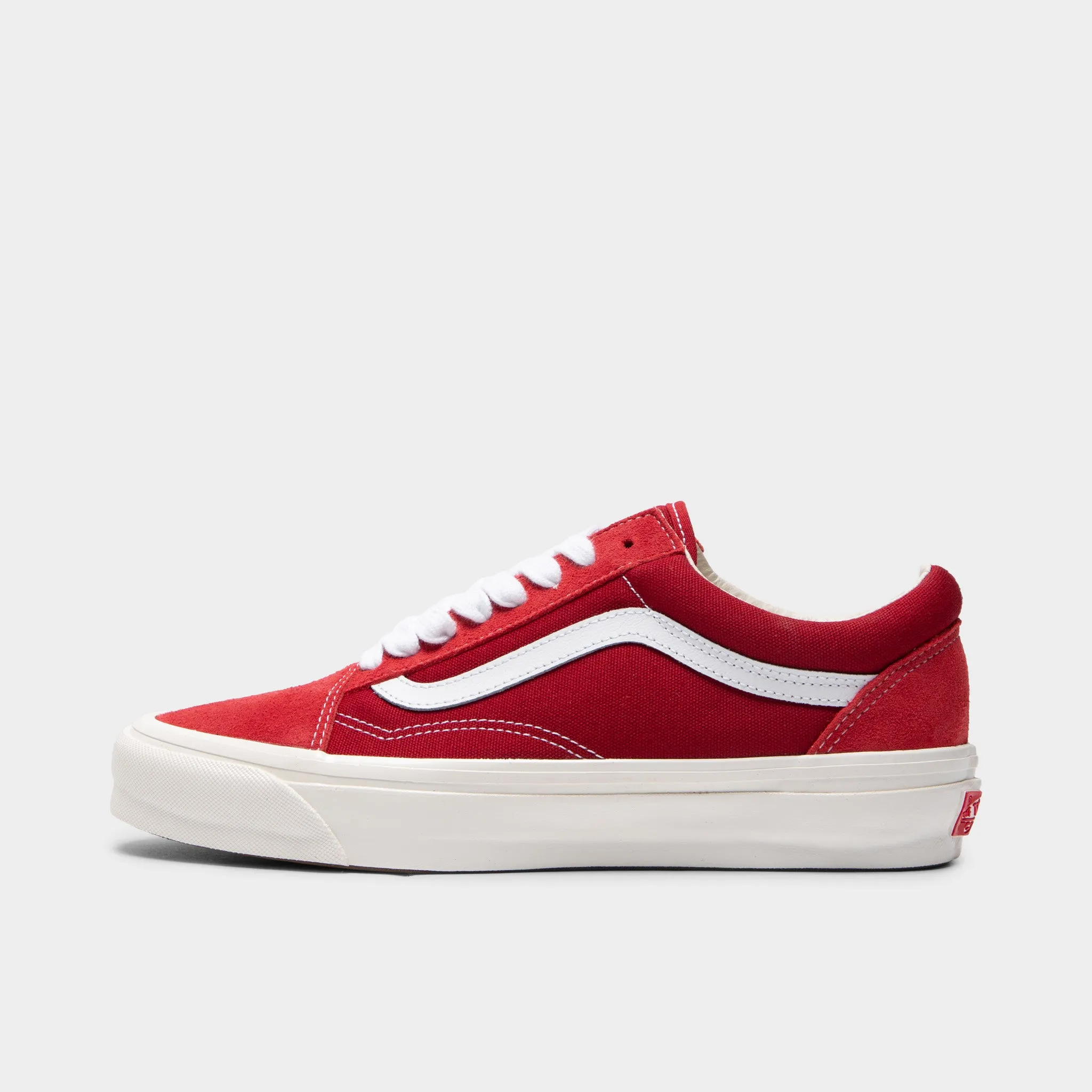 Fantasy Path Joint Care Vans LX Old Skool Suede Red / Red