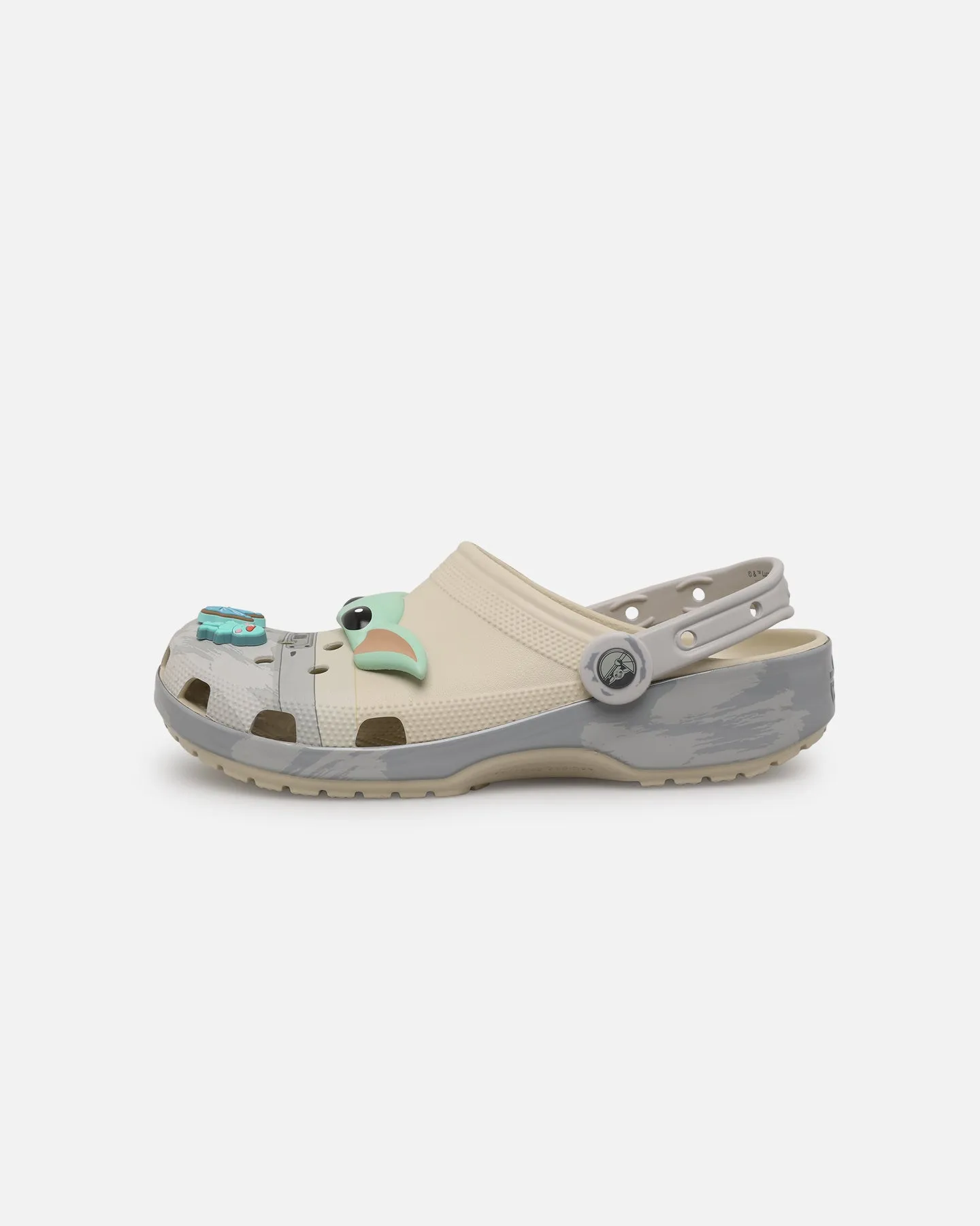Star Wars X Crocs Classic Clog 'Grogu' Bone Neutral Base construction