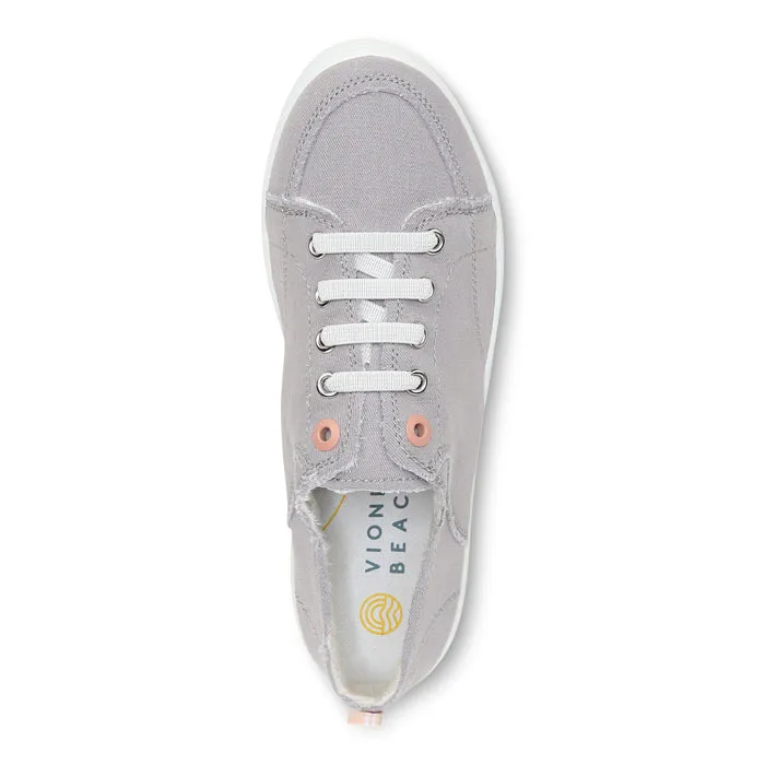 Womens Vionic Pismo Light Grey ZipUp