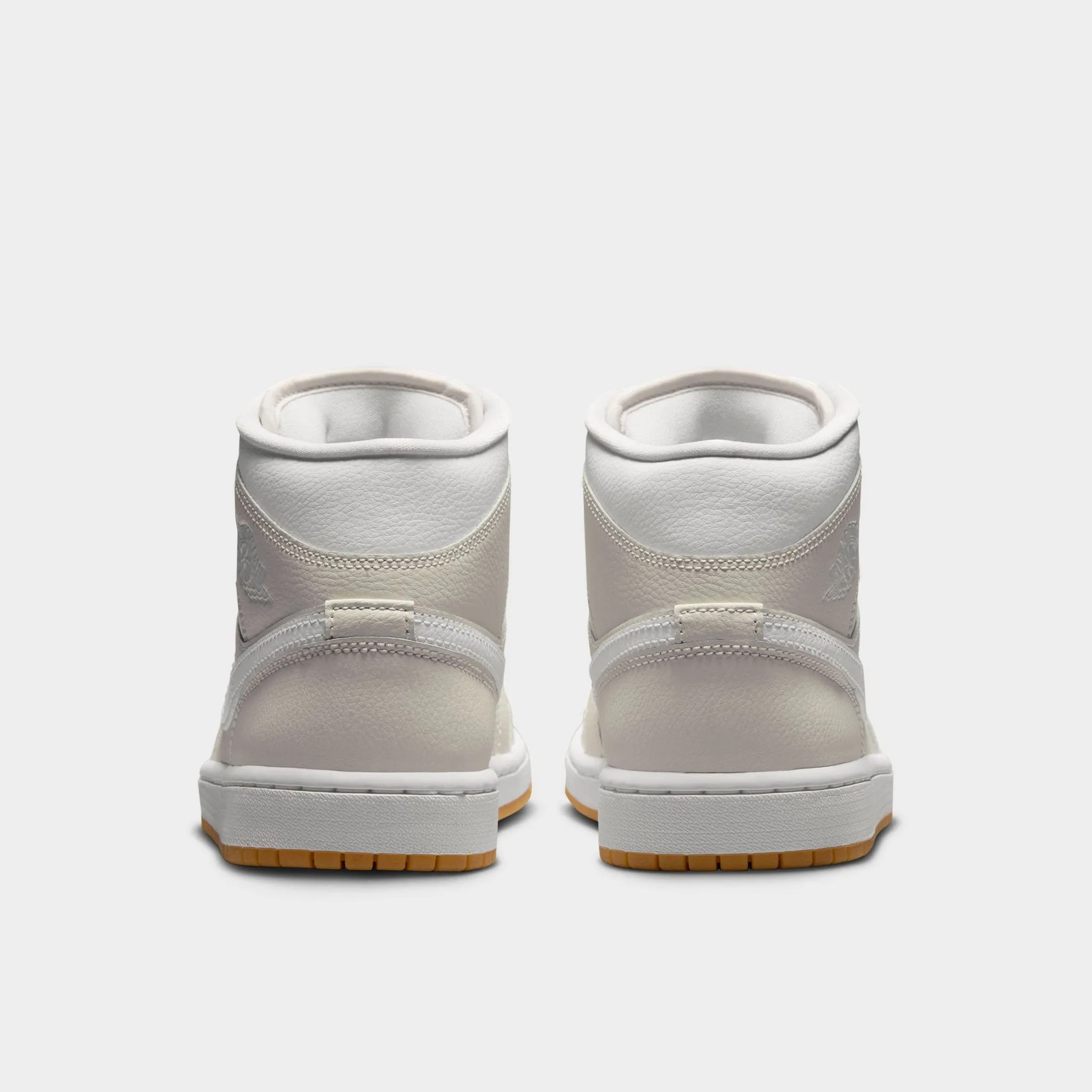 Adjustable Jordan Women's 1 Mid Phantom / White - Gum