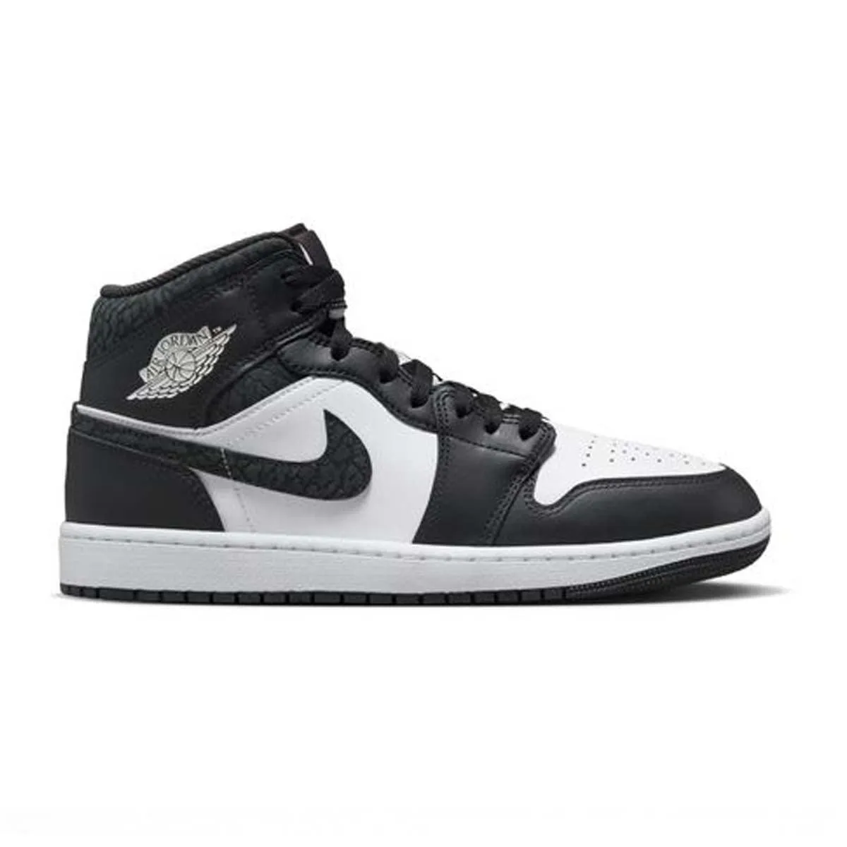 Air Jordan 1 Mid SE 'Panda Elephant' Smooth Soles City Bright