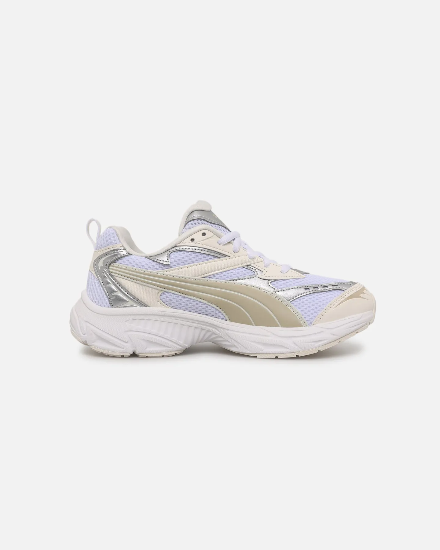 Puma Women's Morphic White mesh construction Heart Glow