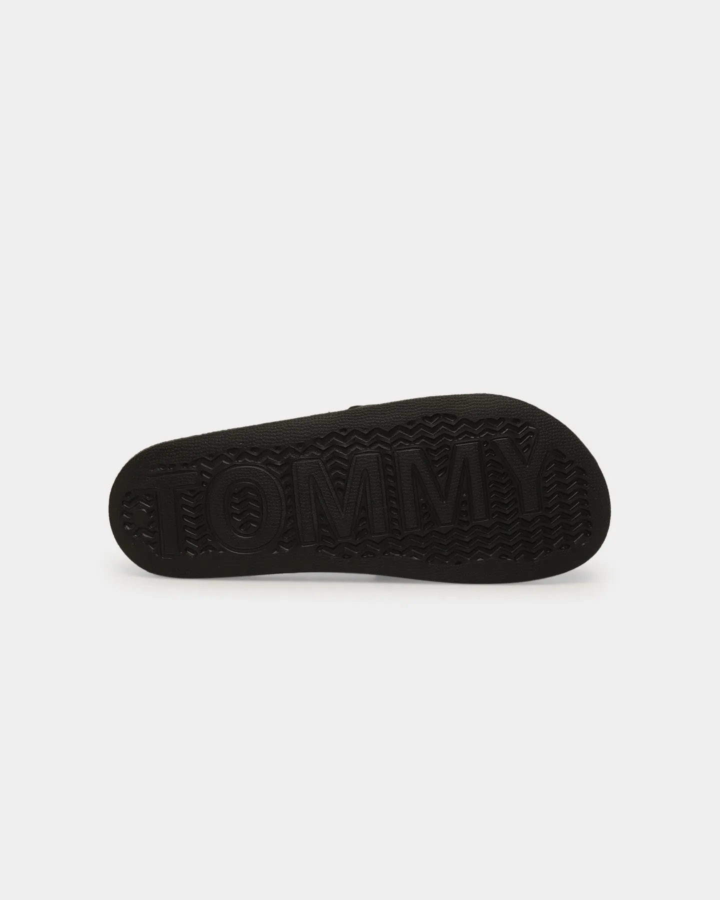 Tommy Jeans Padded Pool Slide Black Ventilated Desert Run