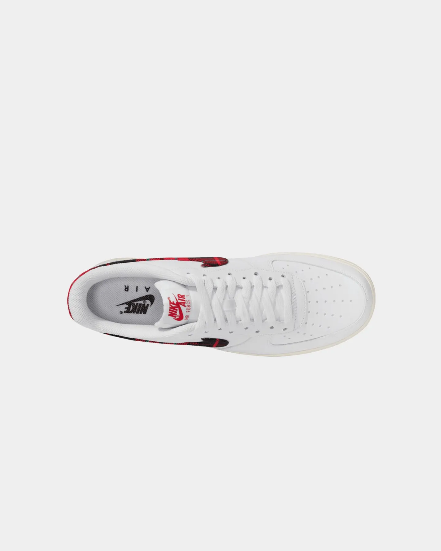 Nike Air Force 1 '07 LV8 White/University Red Good Traction Leg Long