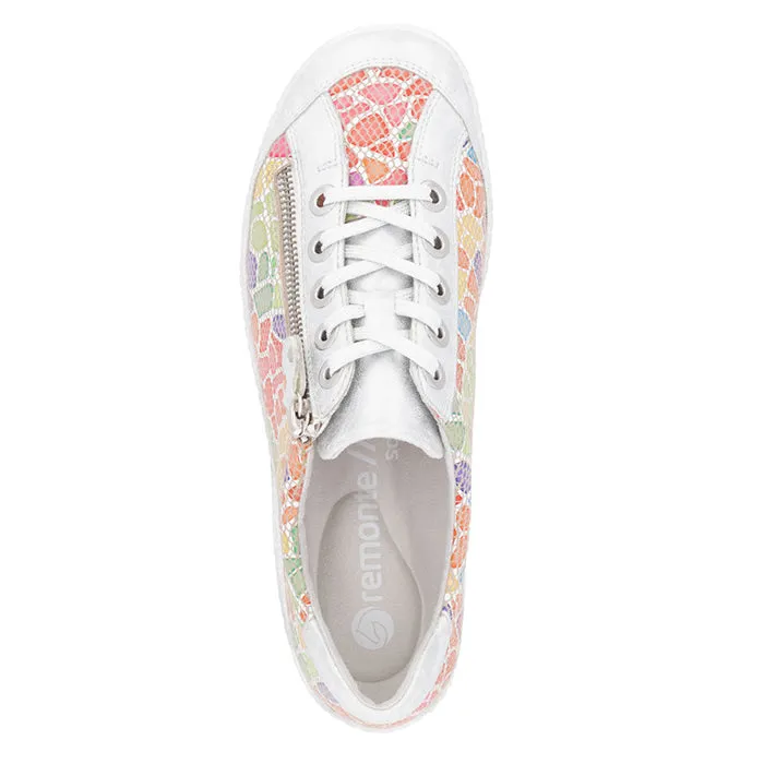 Womens Remonte Liv 02 in Ice/Multicolor Planet Step Work Jog