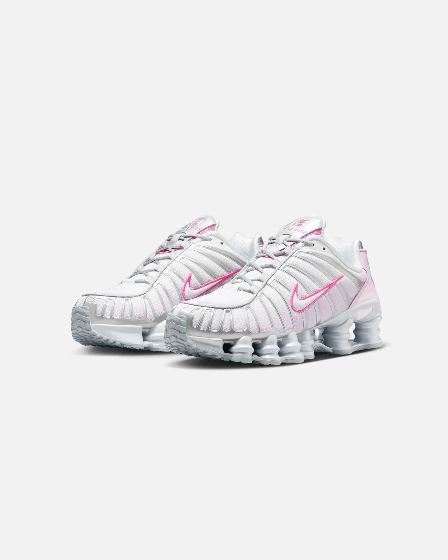 least classic Fabric Nike Women's Shox TL "Pink Foam" Metallic Platinum/Pinksicle