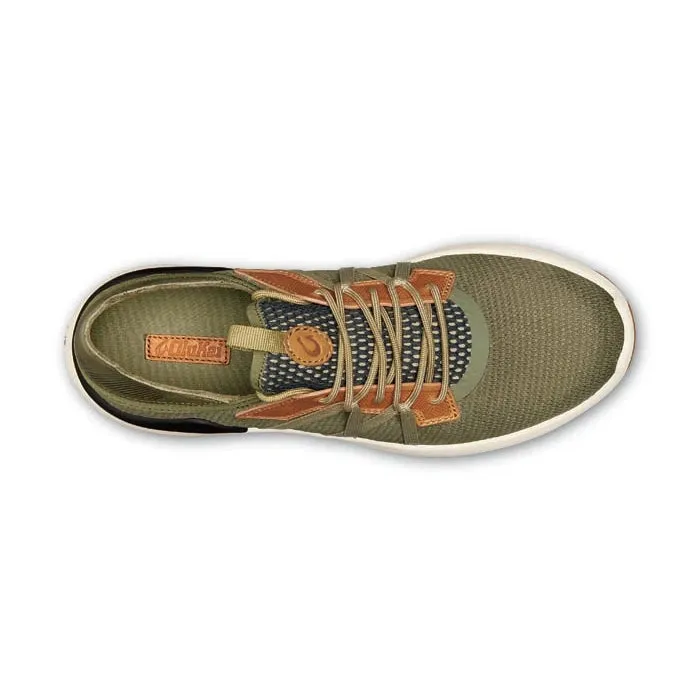 Korean Sleek Mens Olukai Mio Li in Hunter/Lava Rock