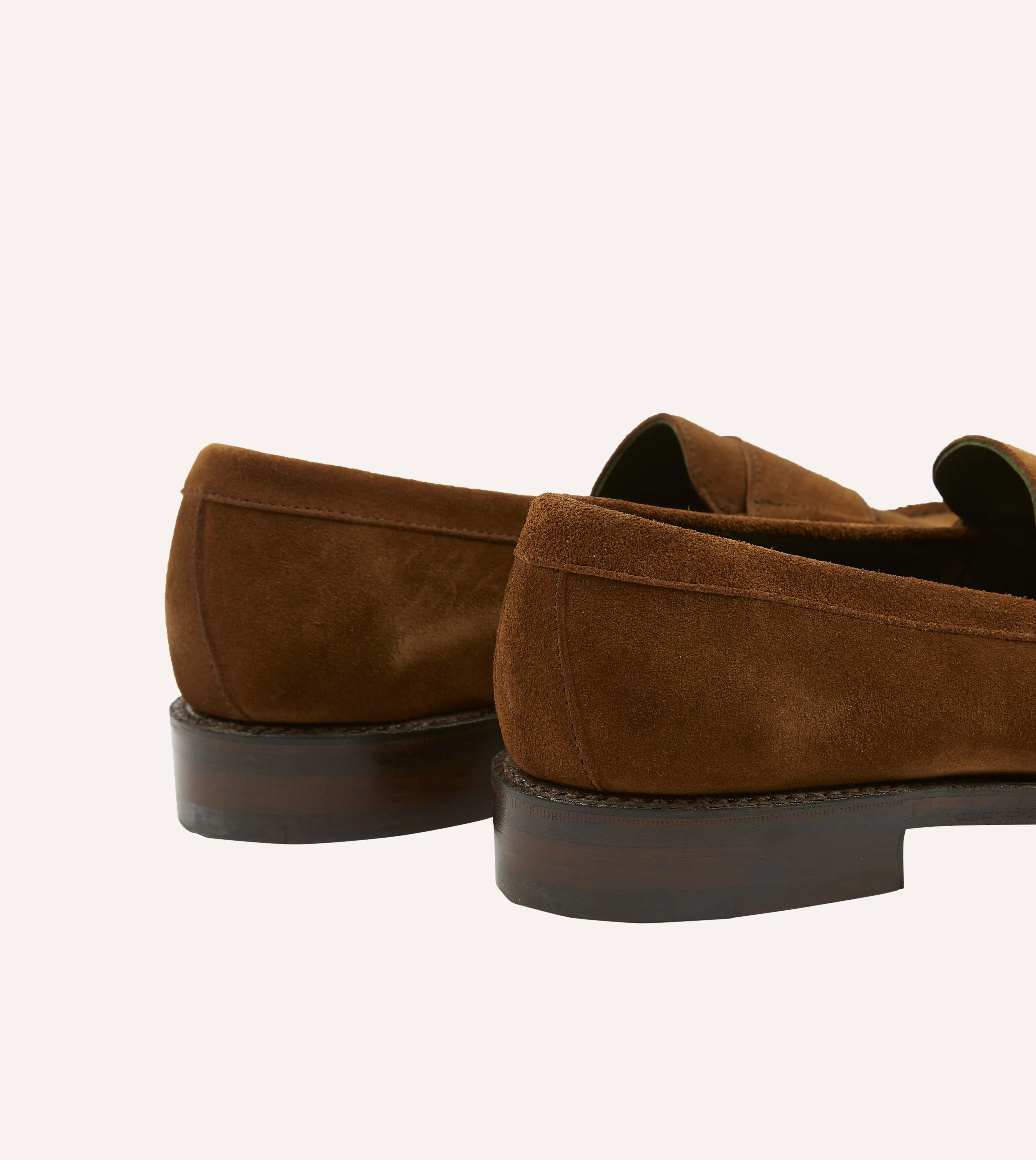 Crisp Look Snuff Suede Charles Goodyear Welted Penny Loafer