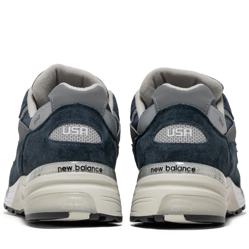 Urban Trend Ortholite insole New Balance Made In USA 992 - Navy/Grey