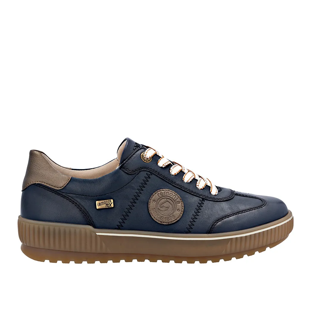 Low Arch Womens Remonte Maditta 02 in Pazifik/Bronze/Pazifik