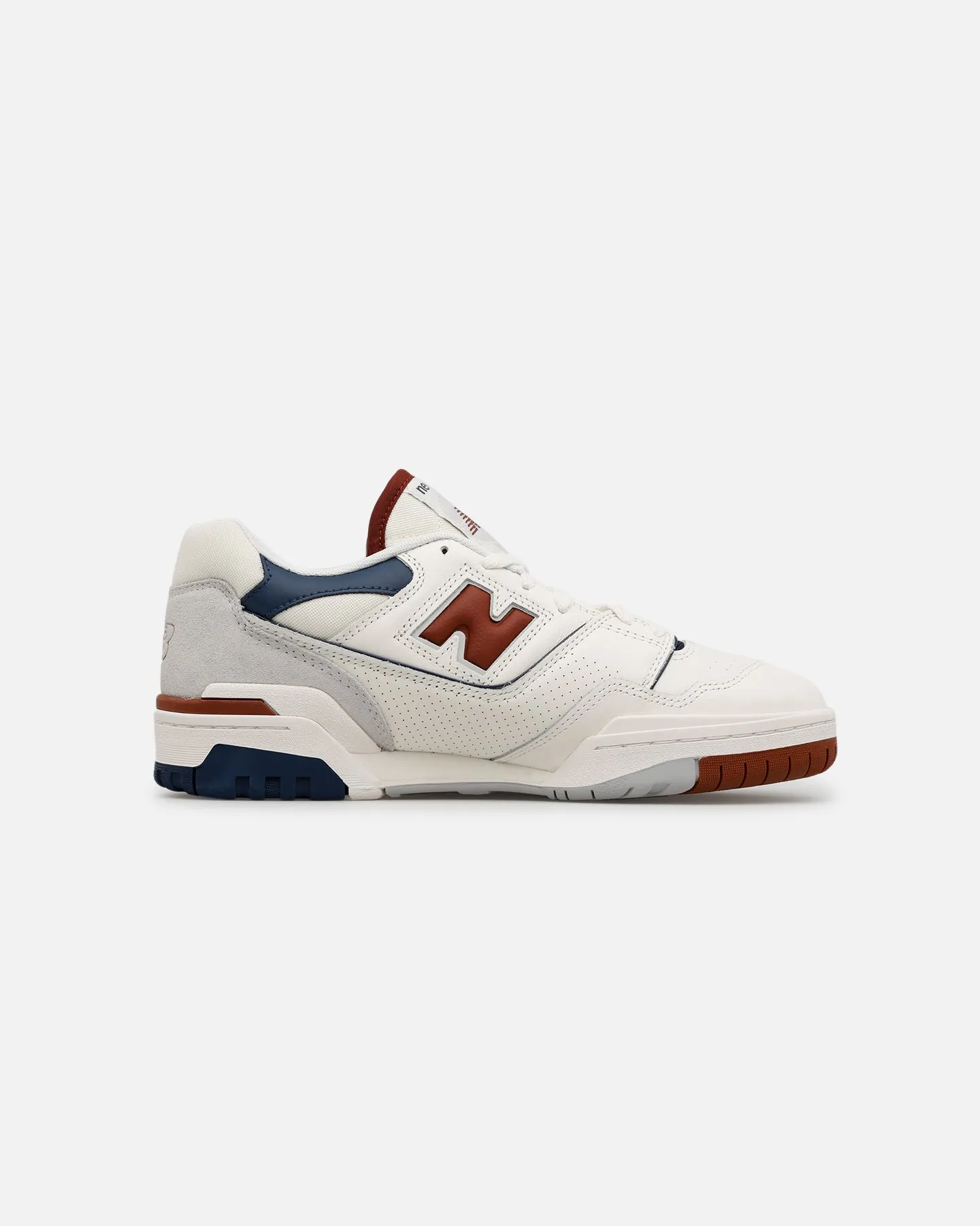 New Balance 550 White/Brown Padded Tongue